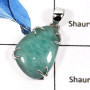 Amazonite E - SPS894-Fabulous Amazonite Wholesale Prong Setting Pendants 925 Sterling Silver