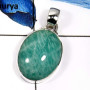 Amazonite F - SPS894-Fabulous Amazonite Wholesale Prong Setting Pendants 925 Sterling Silver
