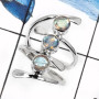 Labradorite Cut B - SDR526-Glorious Faceted Cut Designer Wholesale Rings 925 Sterling Silver