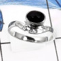 Black Onyx Cut D - RSS826-Amazing Cab & Cut Handmade For Girl's Rings 925 Sterling Silver