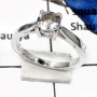 Crystal Quartz E - RSS814-Classic Cut Gemstones Handmade Light Weight Rings 925 Sterling Silver